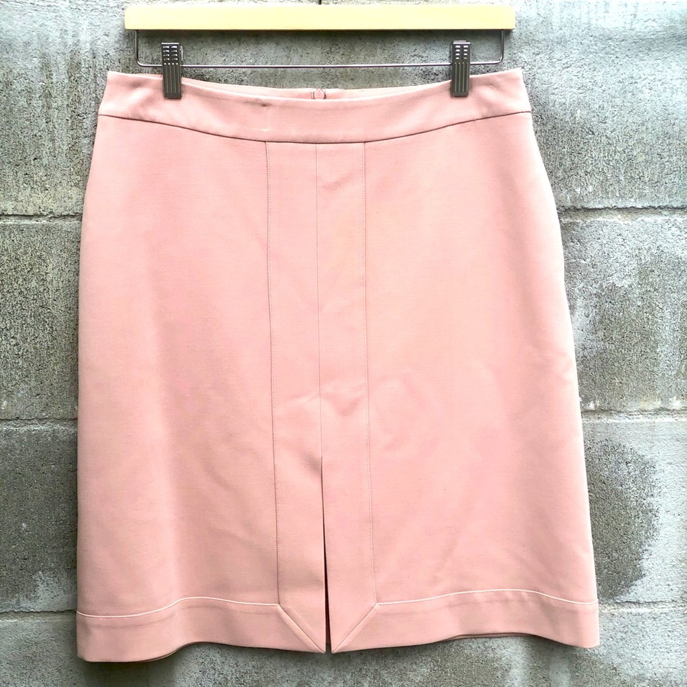 Boden light pink skirt with front split 8P